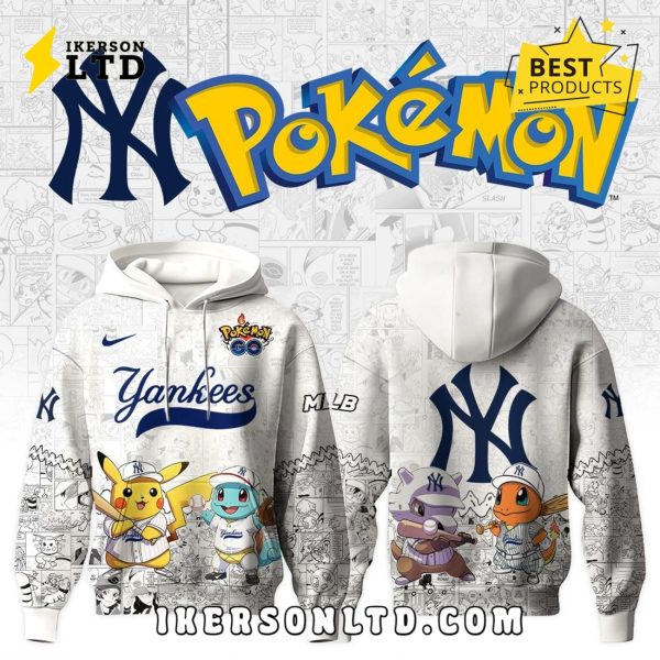 New York Yankees Pokemon Go 2025 Hoodie