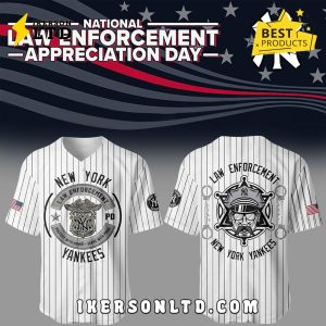 New York Yankees x Law Enforcement Appreciation White Baseball Jersey