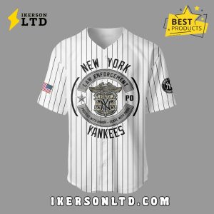 New York Yankees x Law Enforcement Appreciation White Baseball Jersey