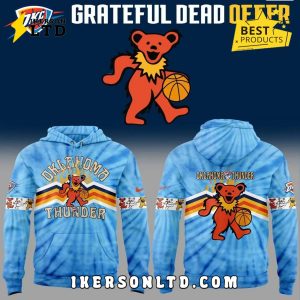 Oklahoma City Thunder 2025 Grateful Dead Hoodie