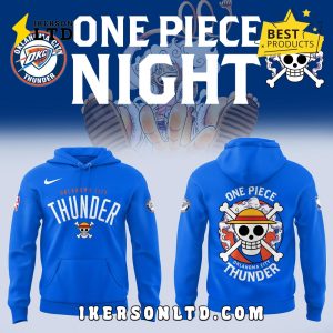 Oklahoma City Thunder x 2025 OnePiece Luffy Hoodie
