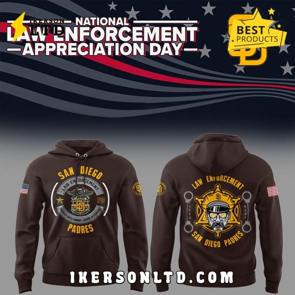 Padres x Law Enforcement Appreciation Day 2025 Hoodie