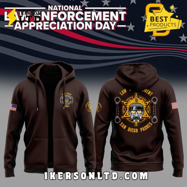 Padres x Law Enforcement Appreciation Day 2025 Hoodie