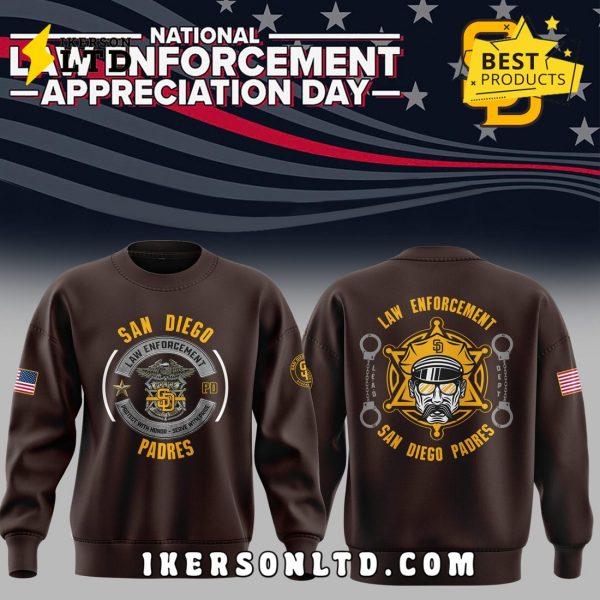 Padres x Law Enforcement Appreciation Day 2025 Hoodie