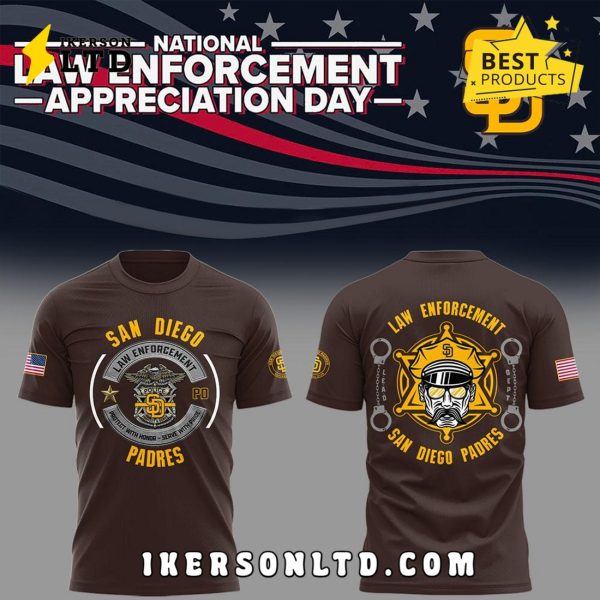 Padres x Law Enforcement Appreciation Day 2025 Hoodie