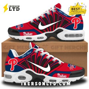 Philadelphia Phillies Custom MLB Air Max Plus Sneakers