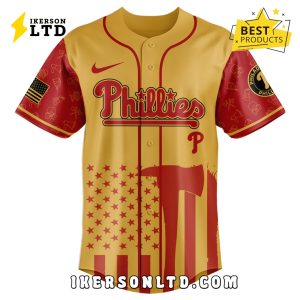 Philadelphia Phillies MLB Firefighter Appreciation Baseball Jersey