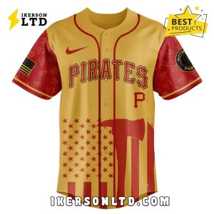 Pittsburgh Pirates MLB Firefighter Appreciation Baseball Jersey