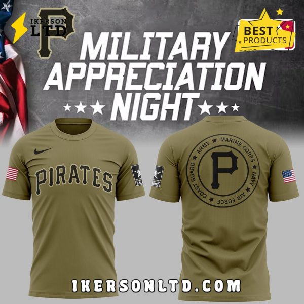 Pittsburgh Pirates x 2025 Military Appreciation Night Hoodie