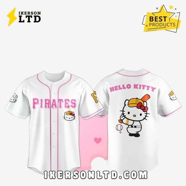 Pittsburgh Pirates x Hello Kitty Game Night Baseball Jersey