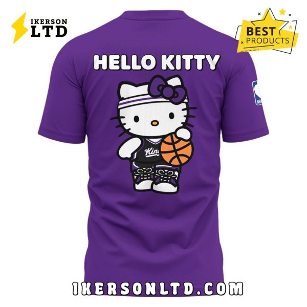 Sacramento Kings x 2025 Hello Kitty Night Purple Hoodie