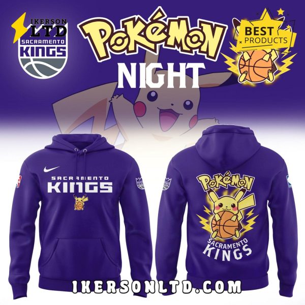 Sacramento Kings x 2025 Pokemon Night Hoodie