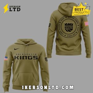 Sacramento Kings x2025 Military Appreciation Night Hoodie