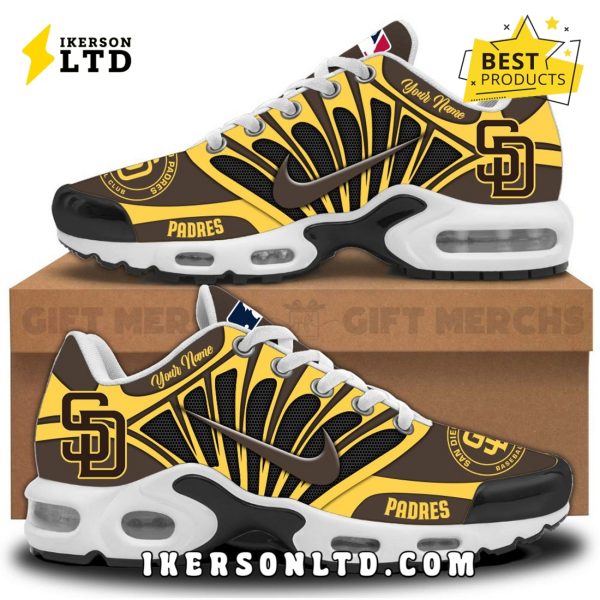 San Diego Padres Custom MLB Air Max Plus Sneakers