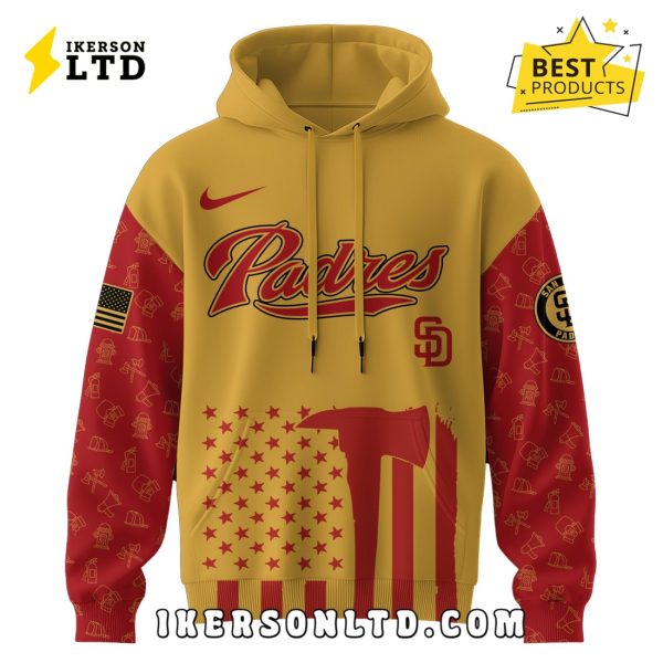 San Diego Padres MLB Firefighter Appreciation Night Hoodie