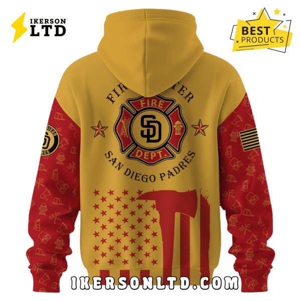 San Diego Padres MLB Firefighter Appreciation Night Hoodie
