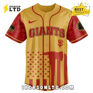 San Francisco Giants MLB Firefighter Appreciation Baseball Jersey