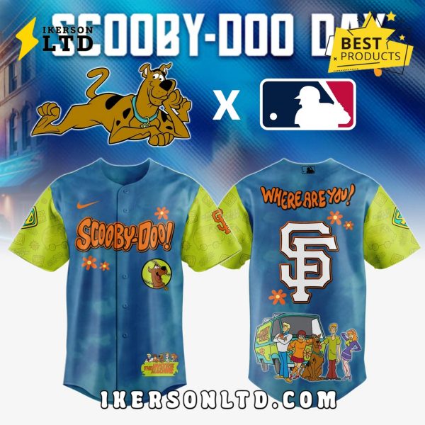 San Francisco Giants x Scooby Doo Baseball Jersey