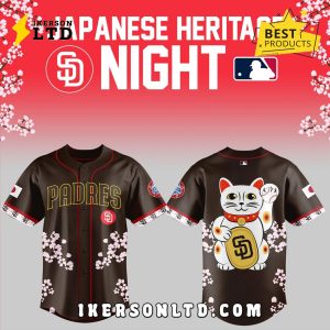 SD Padres x 2025 Japanese Heritage Night Baseball Jersey