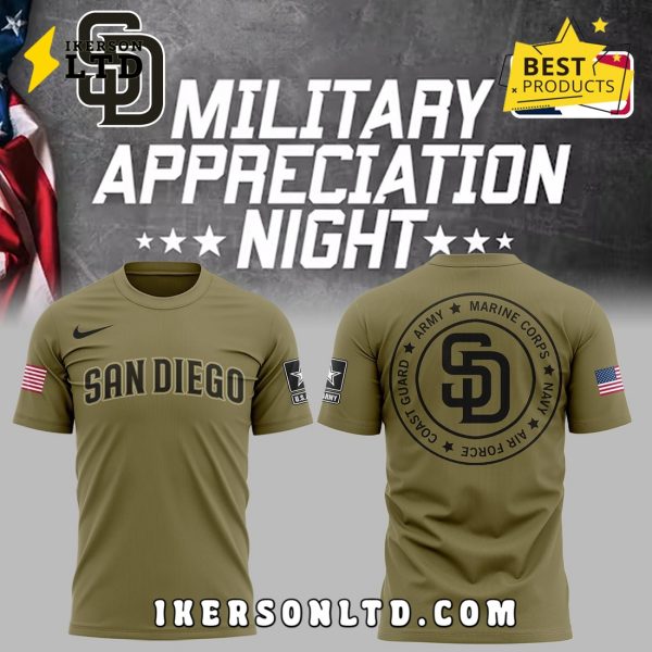 SD Padres x Military Appreciation Night 2025 Hoodie
