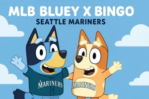 Seattle Mariners Bluey and Bingo Hoodie 2025