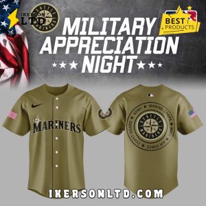 Seattle Mariners x Military Appreciation Night 2025 Baseball Jersey