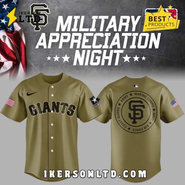 SF Giants x 2025 Military Appreciation Night Baseball Jersey