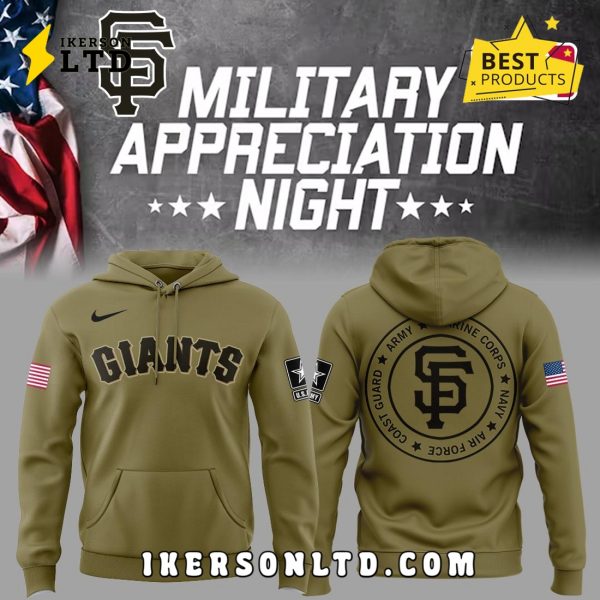 SF Giants x 2025 Military Appreciation Night Hoodie