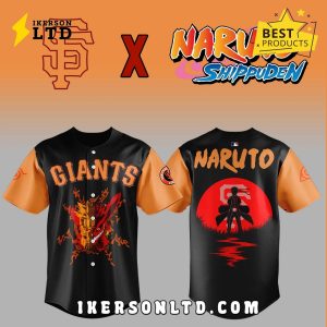 SF Giants x 2025 Naruto Shippuden Night Baseball Jersey