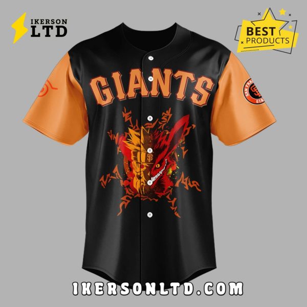 SF Giants x 2025 Naruto Shippuden Night Baseball Jersey