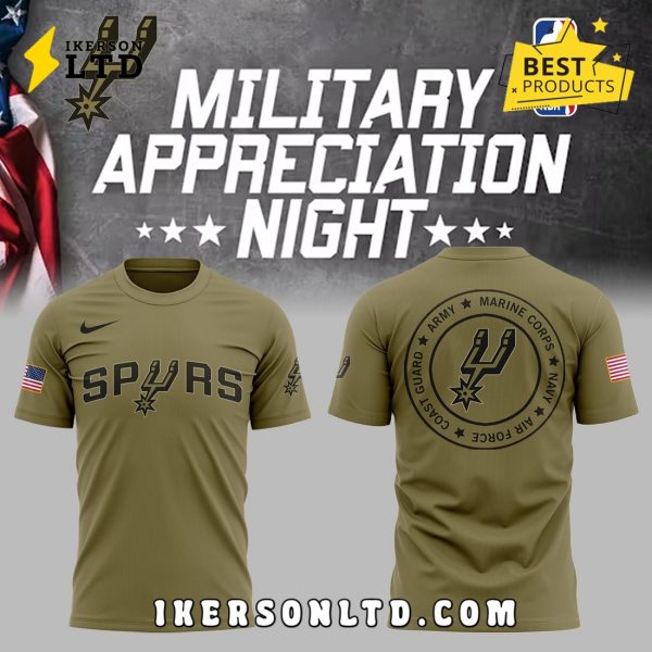 Spurs x Military Appreciation Night 2025 Hoodie