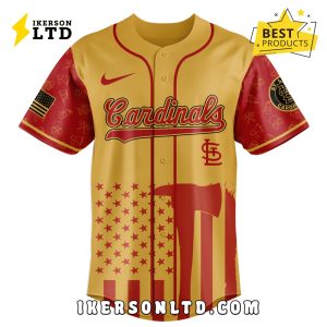 St. Louis Cardinals MLB Firefighter Appreciation Baseball Jersey