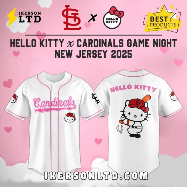 St.Louis Cardinals x Hello Kitty Game Night Baseball Jersey