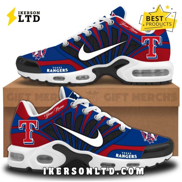 Texas Rangers Custom MLB Air Max Plus Sneakers
