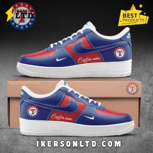 Texas Rangers MLB 2025 Custom Air Force 1 Sneakers