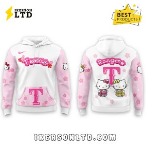 Texas Rangers MLB Hello Kitty Day 2025 Hoodie