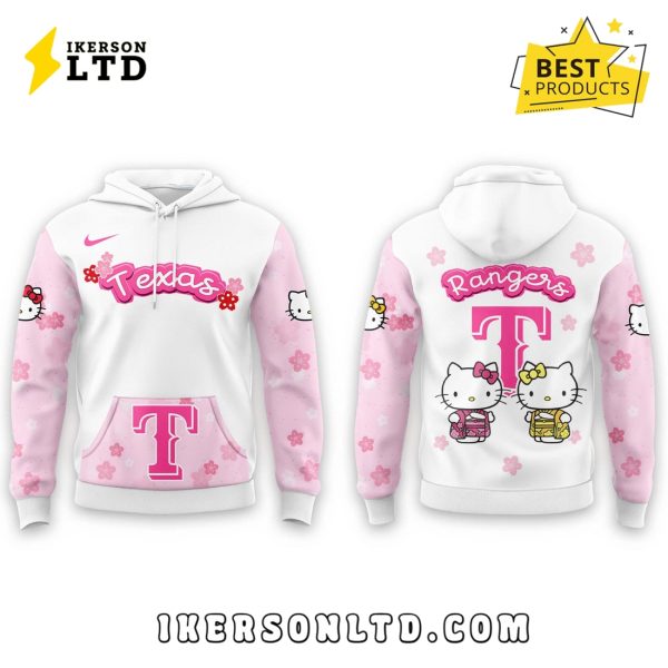 Texas Rangers MLB Hello Kitty Day 2025 Hoodie