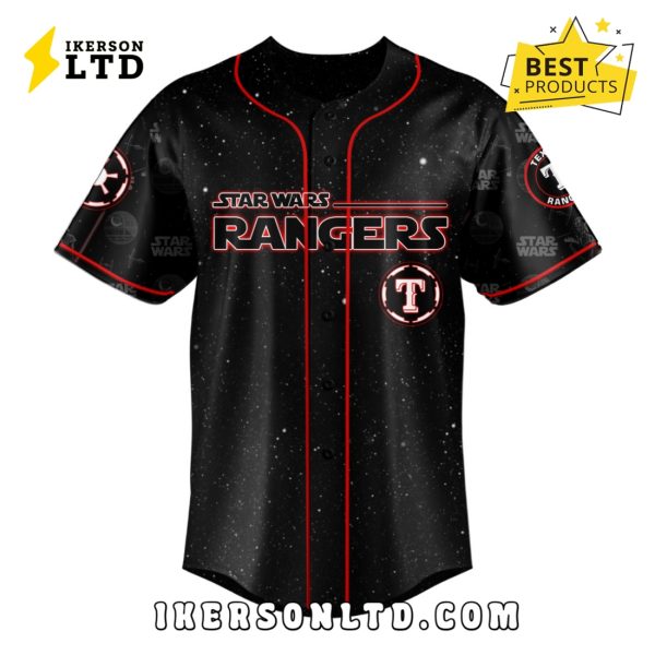 Texas Rangers MLB x Star Wars Night Baseball Jersey