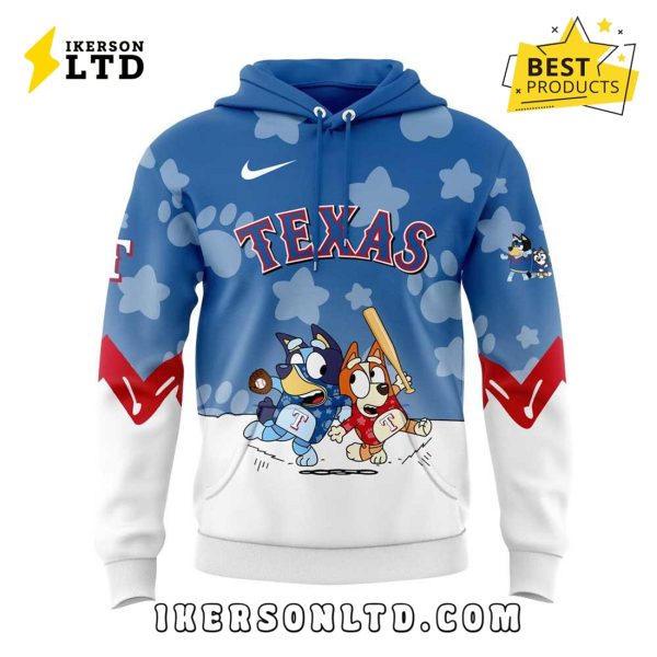 Texas Rangers x Bluey and Bingo Day 2025 Hoodie