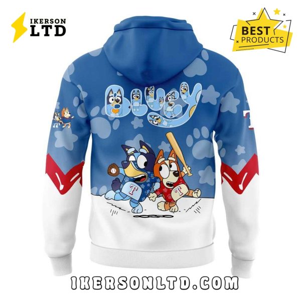 Texas Rangers x Bluey and Bingo Day 2025 Hoodie