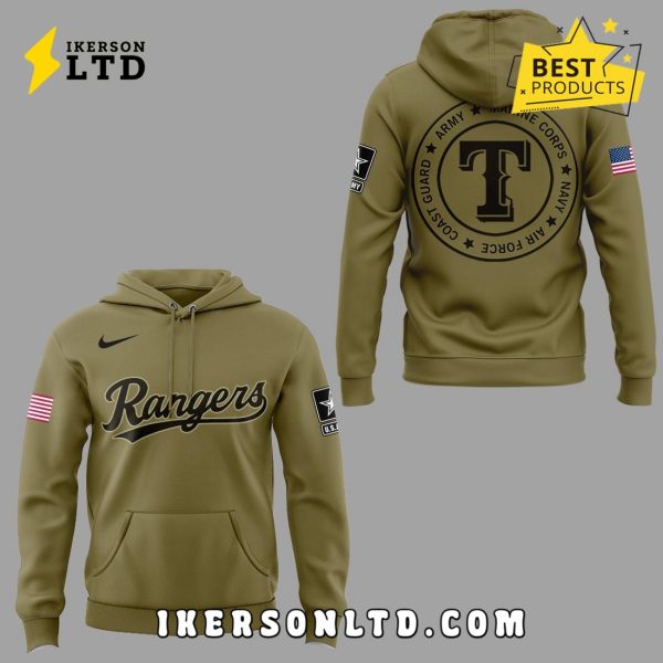 Texas Rangers x Military Appreciation Night 2025 Hoodie