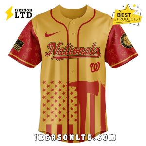 Washington Nationals MLB Firefighter Appreciation Baseball Jersey