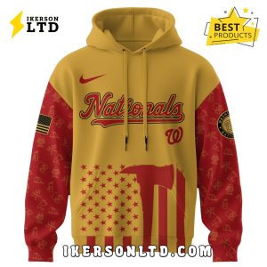 Washington Nationals MLB Firefighter Appreciation Night Hoodie