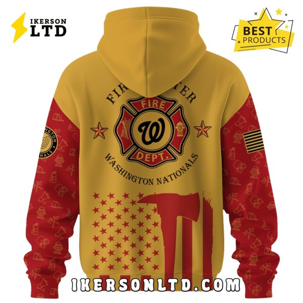 Washington Nationals MLB Firefighter Appreciation Night Hoodie