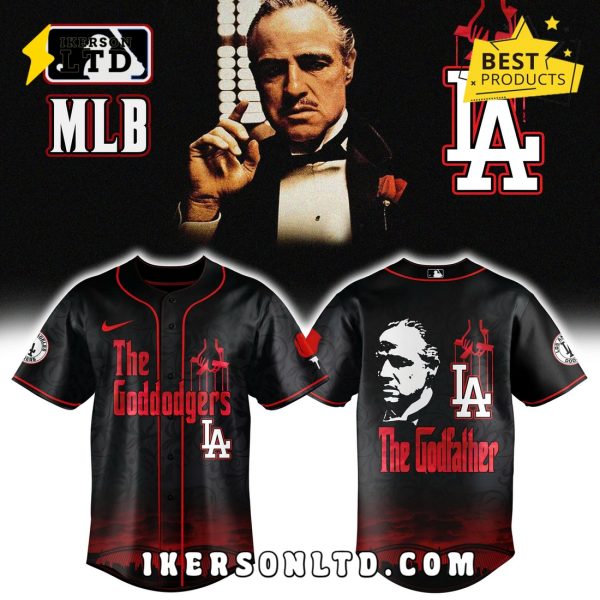 2025 Los Angeles Dodgers x The Godfather Baseball Jersey