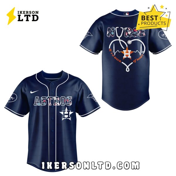 2025 Nurses Night x Houston Astros Baseball Jersey
