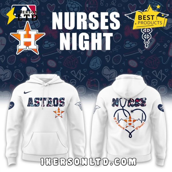 2025 Nurses Night x Houston Astros Hoodie, Long Pants