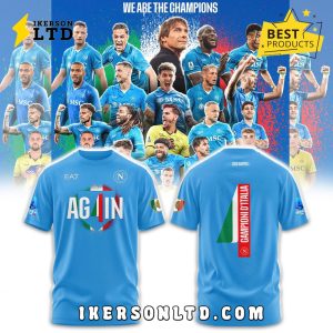 2025 SSC Napoli Campioni d’Italia Blue Hoodie