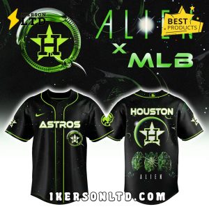 Alien x Houston Astros Baseball Jersey