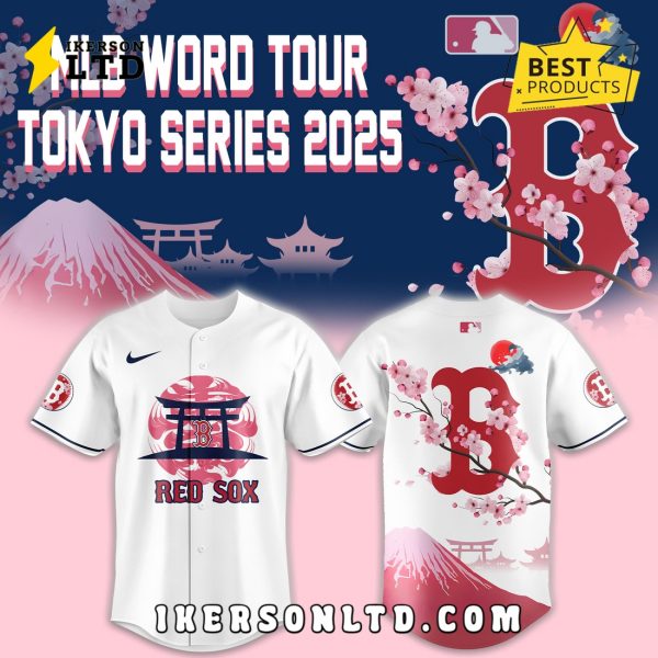 Boston Red Sox 2025 Fuji Mount Tokyo Series Baseball Jersey